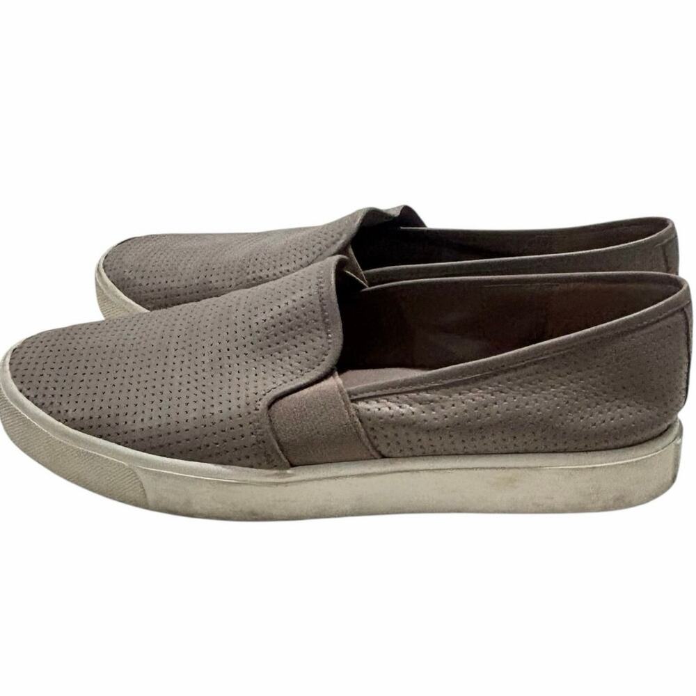 VINCE Blair Perforated Leather Slip-On Sneaker rose gold size 7.5